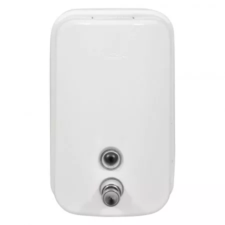 Дозатор для жидкого мыла из нержавеющей стали PUFF-8615W, белый, 1000 мл, порошковое окрашивание