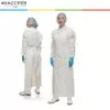 Фартук HACCPER Uretex 1500х830 мм, 150 мкм, 25 штук, белый