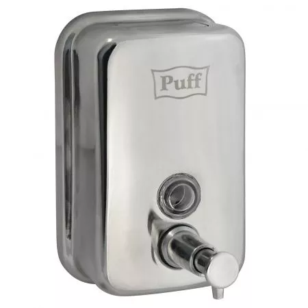 Дозатор для жидкого мыла из нерж. стали puff-8605, хром, 500 мл, глянцевый