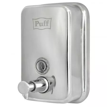 Дозатор для жидкого мыла из нерж. стали puff-8605, хром, 500 мл, глянцевый