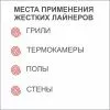 Абразивный лайнер NoBrush grill M-liner, жесткий, коричневый, 150х100х23 мм