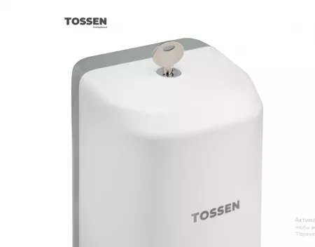 TOSSEN MN-7220 PW (White Classic) - механический дозатор жидкого мыла
