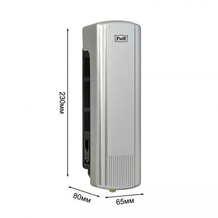 Дозатор для мыла Puff-8110S, 350 мл, хром,  ABS-пластик