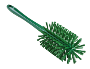 Щетка-ерш с ручкой, цельная, ?90 мм, средний ворс/жесткий ворс, Vikan Дания 5681902 зеленая