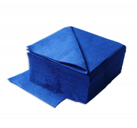 Салфетки бумажные 1сл 24х24 400л/упак синие (410500)