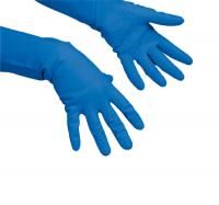 Перчатки резиновые Vileda многоцелевые голубые L  (100754/100157)