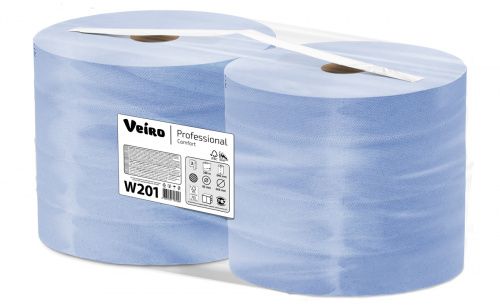 Протирочный материал в рулонах Veiro Professional Comfort, 2 сл, 350 м, синий