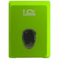 Lime диспенсер для листовой туалетной бумаги V укладки зелёный 21.5 x 12.5 x 16 см(916004)