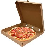Коробка для пиццы ДхШхВ 250х250х40 мм квадратная КАРТОН КРАФТ 1/50