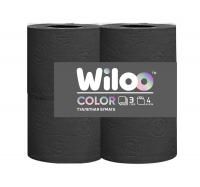 Туалетная бумага 3сл 4рул/упак Wiloo черная