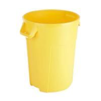 Титан контейнер пластиковый 120 л желтый 55х63х72
