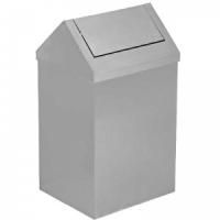 Efor Metal Бак-ведро для мусора квадратный с качающейся крышкой, 45 л