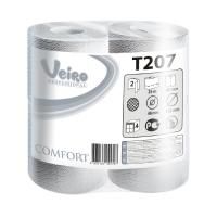 Туалетная бумага в стандартных рулонах Veiro Professional Comfort, 2 сл, 15 м, белая