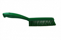 Узкая ручная щетка с короткой ручкой, жёсткий ворс 41952 зеленая
