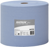 Протирочный материал Katrin Plus L 2 BLUE 2-сл, 26х37см, 350м, 930л, синий