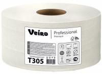 Туалетная бумага в средних рулонах Veiro Professional Premium, 2 сл, 170 м, белая
