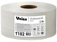 Туалетная бумага в средних рулонах Veiro Professional Basic, 1 сл, 200 м, натурального цвета