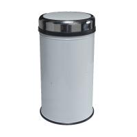 Efor Metal Корзина-Урна для мусора 45 л с вращающейся крышкой, h:64,5 сm Ø:31,5 cm белый