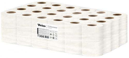 Туалетная бумага в стандартных рулонах Veiro Professional Premium, 2 сл, 25 м, белая