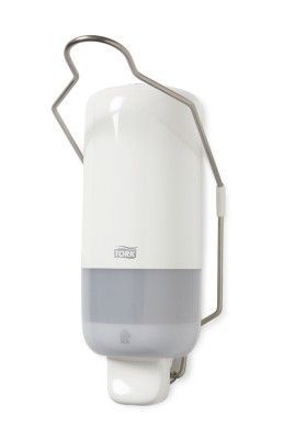 Диспенсер для жидкого мыла с локтевым приводом белый, Tork S1