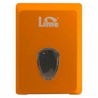 Lime диспенсер для листовой туалетной бумаги V укладки оранжевый 21.5 x 12.5 x 16 см (916003)