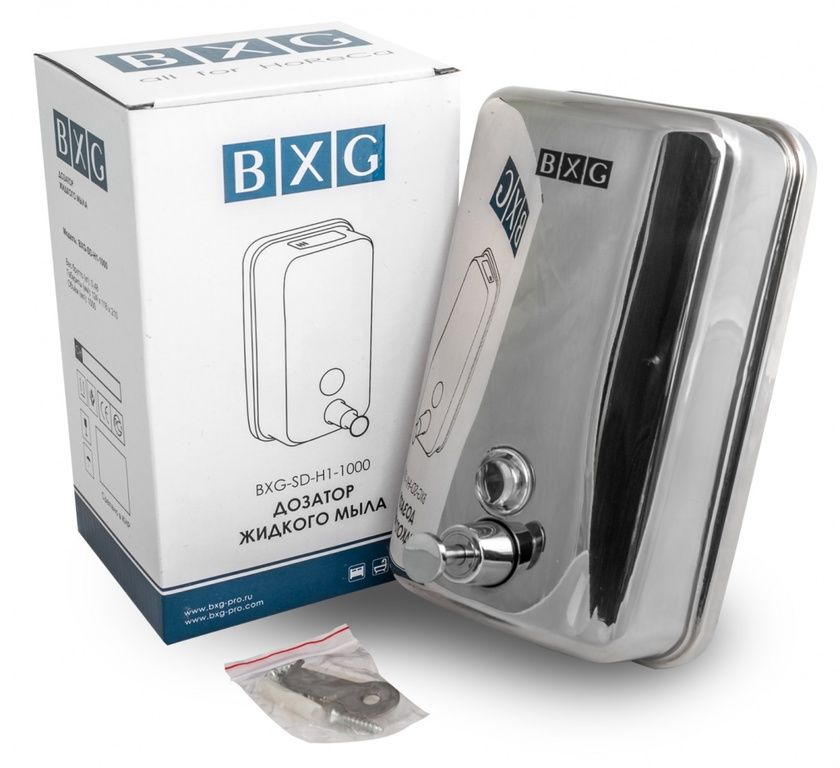 BXG-SD-H1-1000 Дозатор жидкого мыла (антивандальный)