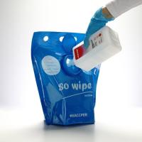 Протирочный материал HACCPER SoWipe для интенсивной очистки, синий, в пакете-диспенсере 150л (990346)