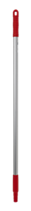Ручка эргономичная алюминиевая, 25 мм, 1050 мм, Vikan Викан Дания 29334 красная