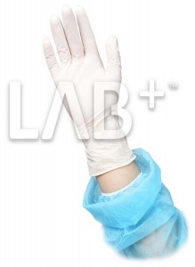LAB+ Перчатки латексные XL 1/1000 LAB064 10%