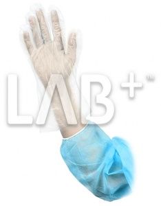LAB+ Перчатки полиэтиленовые голубые L 1/10000 LAB021