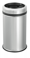 WHS Корзина-Урна для мусора 8 л б/кр,Хром мат  из нержавеющей стали, h:30,5 сm Ø:20,5 cm