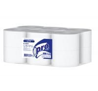Туалетная бумага 1сл 200м PROtissue Lite белая (12 шт.)