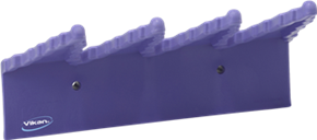 Настенный держатель для инвентаря, 240 мм, 6158 фиолетовый