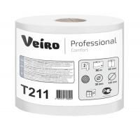 Туалетная бумага 2сл 80м Veiro Comfort в рулонах с центральной вытяжкой 12рул/упак  (T211) (12 шт.)