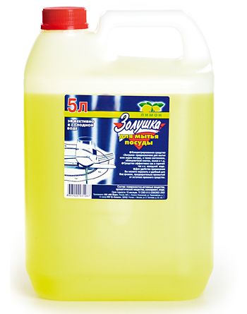 Золушка Средство для мытья посуды с ароматом лимона 5 л