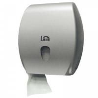 Lime Диспенсер Kompatto для рулонной туалетной бумаги 200 м Mini 27х13х26.5 см серый