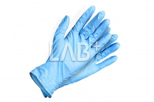 LAB+ Перчатки нитриловые неопудренные L 1/1000 LAB027 20%