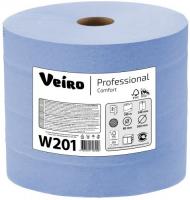 Протирочный материал в рулонах Veiro Professional Comfort, 2 сл, 350 м, синий