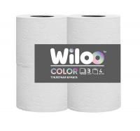 Туалетная бумага 3сл 4рул/упак Wiloo белая