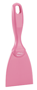 Скребок ручной из полипропилена, 75 мм 40601 розовый