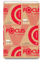 Салфетки Focus Premium V сложения, 2 сл, 200 листов, 23х16.8 см