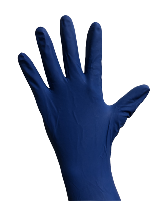 Перчатки латексные текстур. синие High risk XL, 50шт/уп, 10уп/1кор 10% (Аналог LAB034)