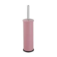 Efor Metal Ёршик для унитаза WC напольный с металлическим цилиндром, розовый