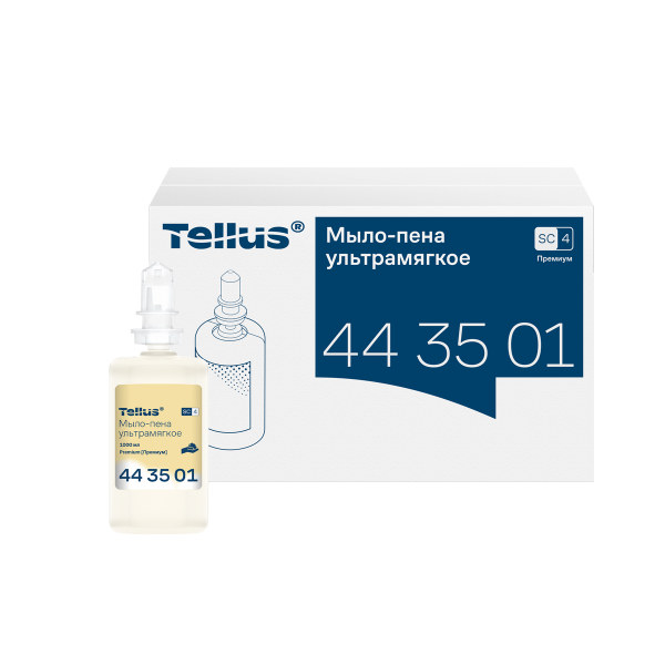 Tellus ультрамягкое мыло-пена гигиеническое, категория качества Премиум, 1 л