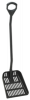 Эргономичная лопата с перфорированным полотном, 1305 мм, Vikan Дания 56049 черная