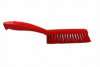 Узкая ручная щетка с короткой ручкой, жёсткий ворс 41954 красная