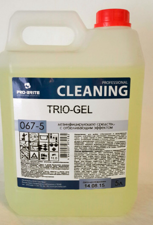 Trio-gel дезинфицирующее средство с отбеливающим эффектом, 1 л