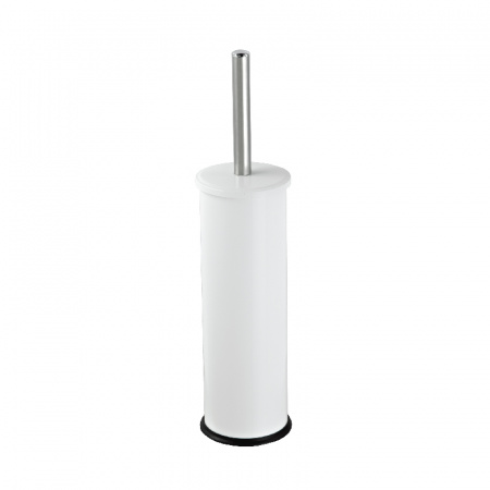 Efor Metal Ёршик для унитаза WC напольный с металлическим цилиндром, белый