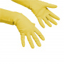 Резиновые перчатки многоцелевые XL, жёлтые