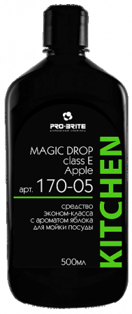 Magic Drop class E. Apple средство эконом-класса с ароматом яблока для мойки посуды